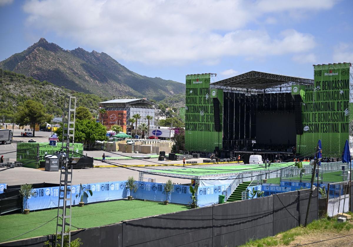 General view of the Benicàssim International Festival (FIB) venue.