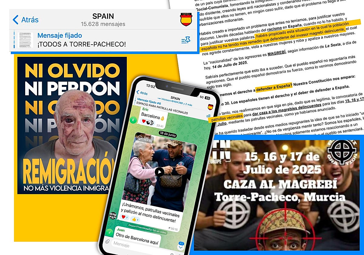 Imágenes de los chat de DTN de las últimas horas