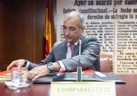 Óscar Chivite este martes en el Senado