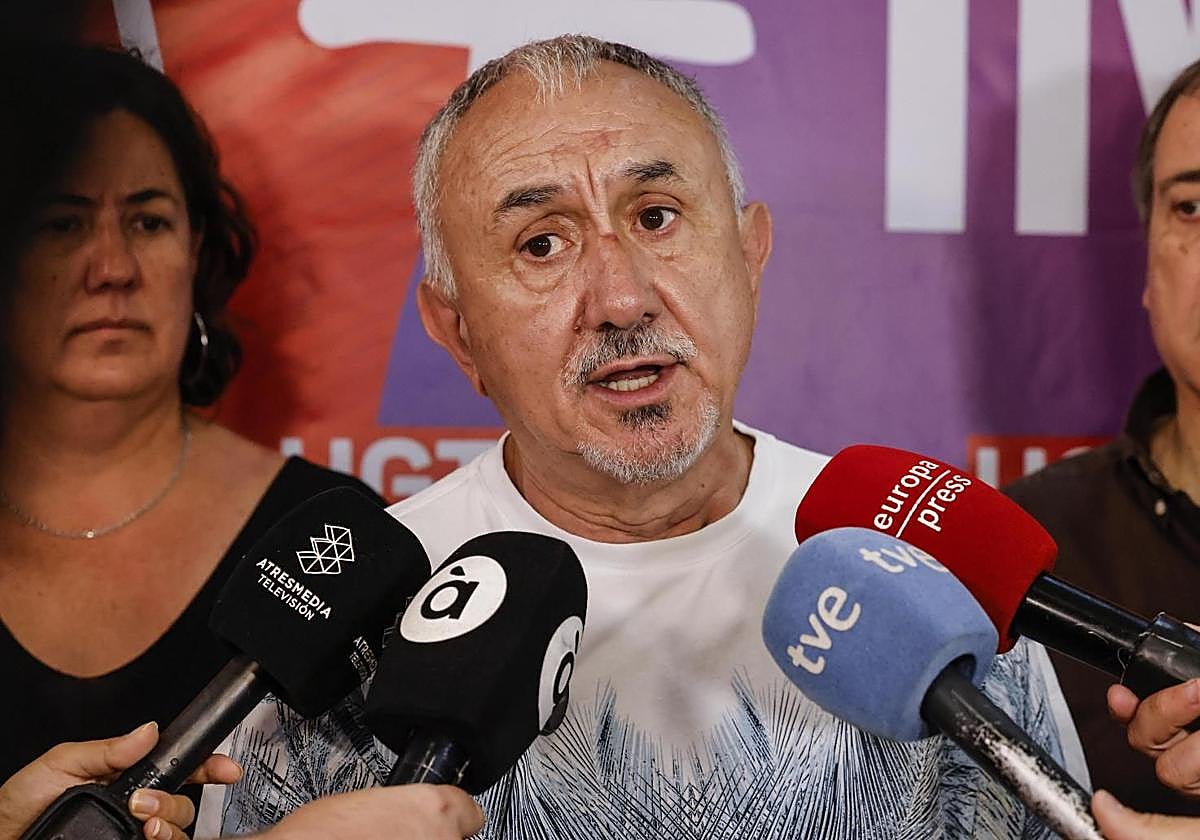 El secretario general de UGT, Pepe Álvarez.