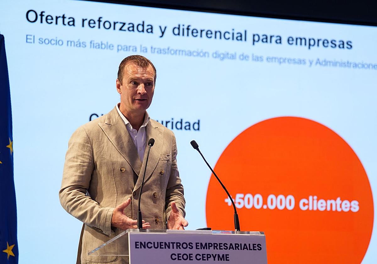 El CEO de MasOrange, Meinrad Spenger.