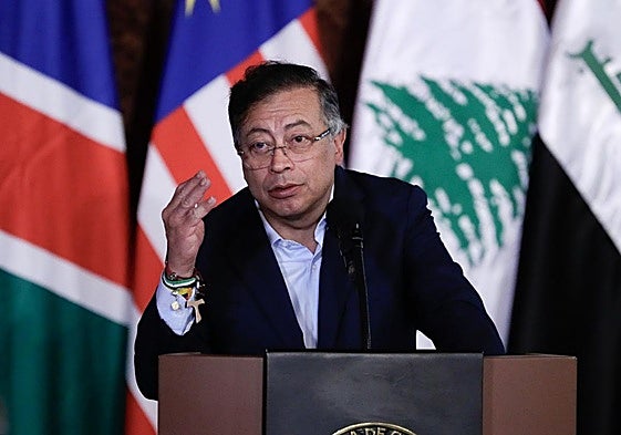 El presidente de Colombia, Gustavo Petro.