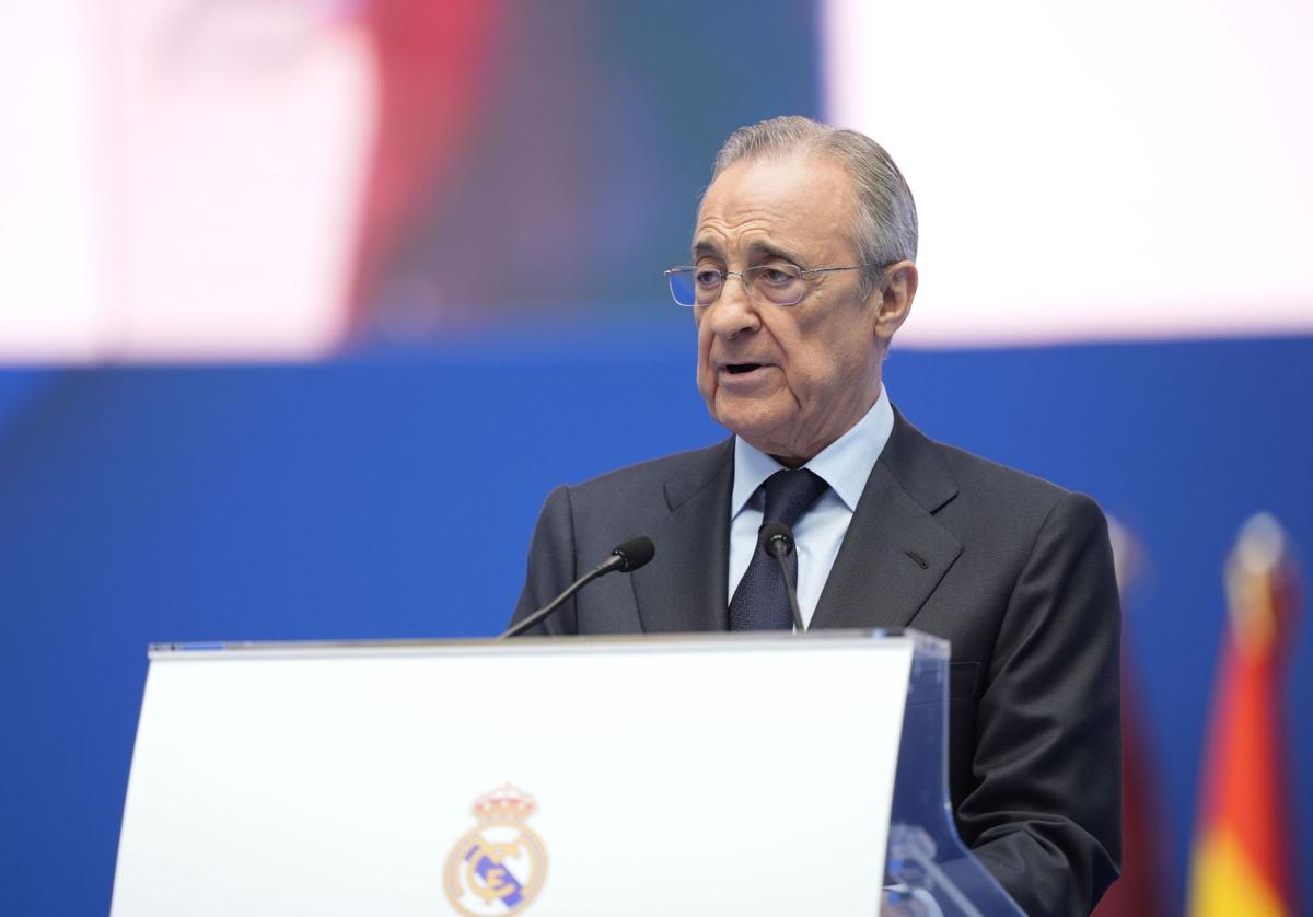 Florentino Pérez, presidente del Real Madrid.