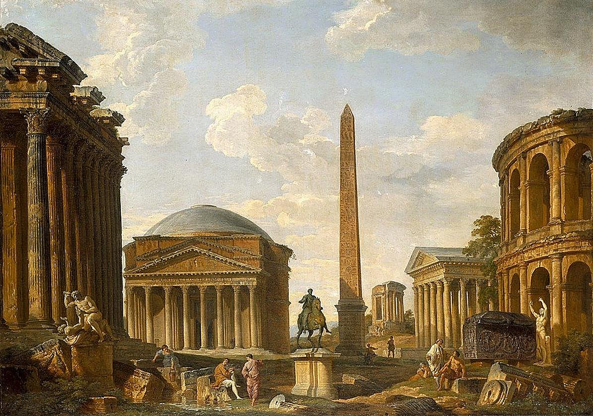 El esplendor del Foro romano en la obra de Panini.