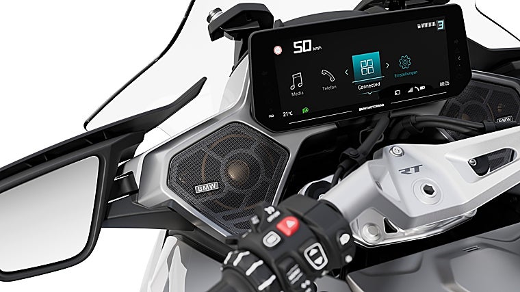 Nueva pantalla TFT de la BMW R 1300 RT 2025