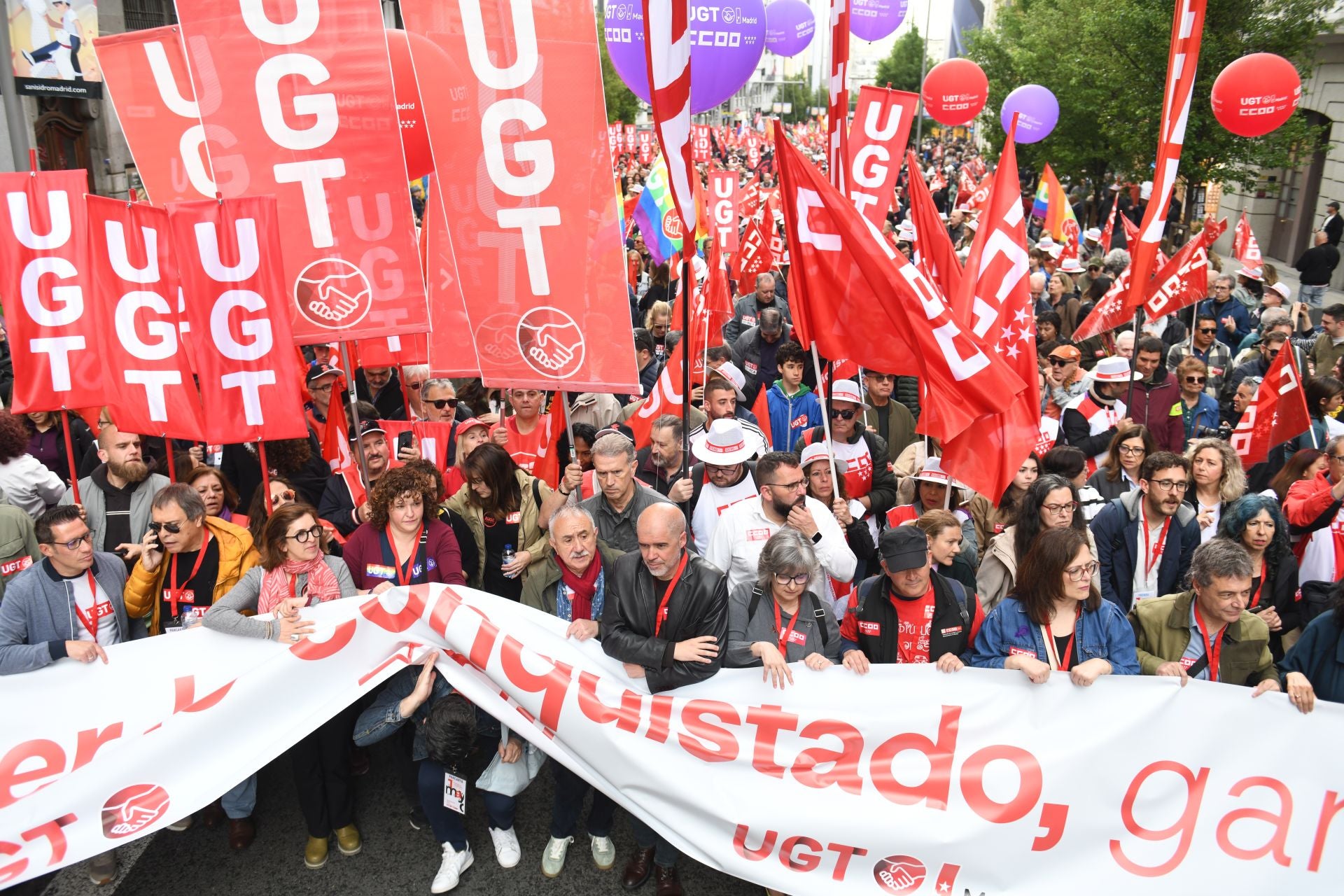 Los sindicatos exigieron el pasado 1 de mayo la reforma del despido.