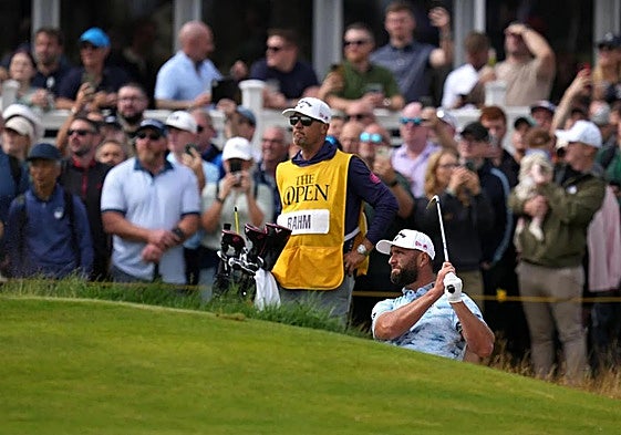 El de Barrika se encontró mas cómodo con el driver, se dejó mejores opciones con los hierros y por fin embocó putts, pero no le bastó.