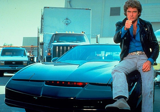 El actor David Hasselhoff, protagonista de 'El coche fantástico'.