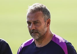 El alemán Hansi Flick, entrenador del Barça.