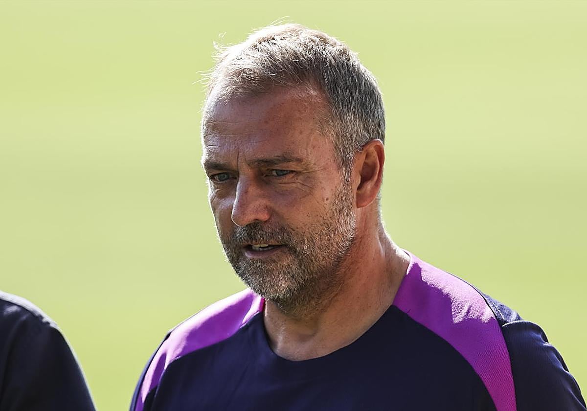 El alemán Hansi Flick, entrenador del Barça.