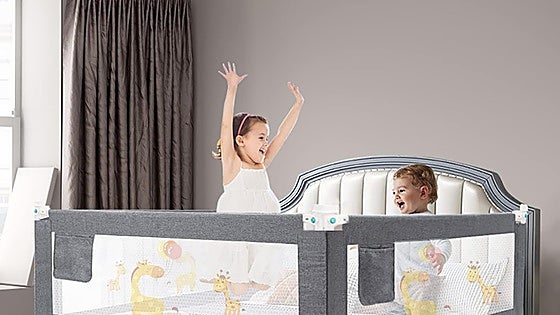 Evita caídas nocturnas con estas barreras de seguridad para cama infantil