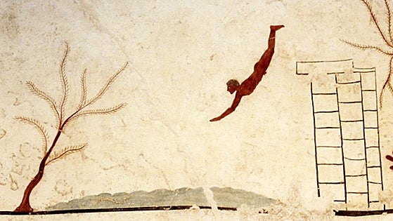 Paestum, la tumba del nadador feliz