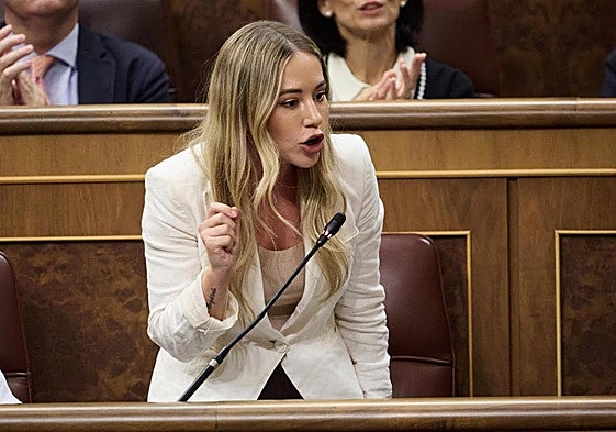 Noelia Núñez, en el Congreso.