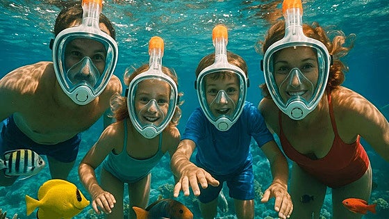 Las mejores máscaras de snorkel integrales