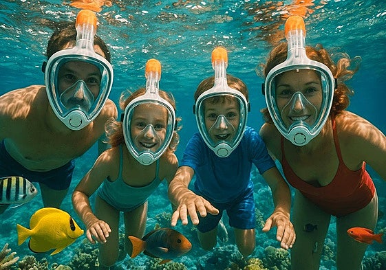 Las mejores máscaras de snorkel integrales