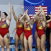 Las Guerreras del Agua, en la celebración del bronce
