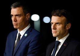 Sánchez y Macron en una imagen de la cumbre del Grupo Euro-Mediterráneo EU-MED9 celebrada en diciembre de 2022 en Alicante.