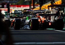 Piastri, durante el Gran Premio de Bélgica.