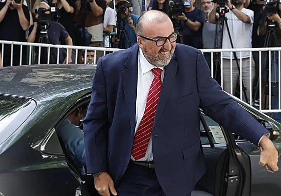 Koldo García a su llegada al Tribunal Supremo
