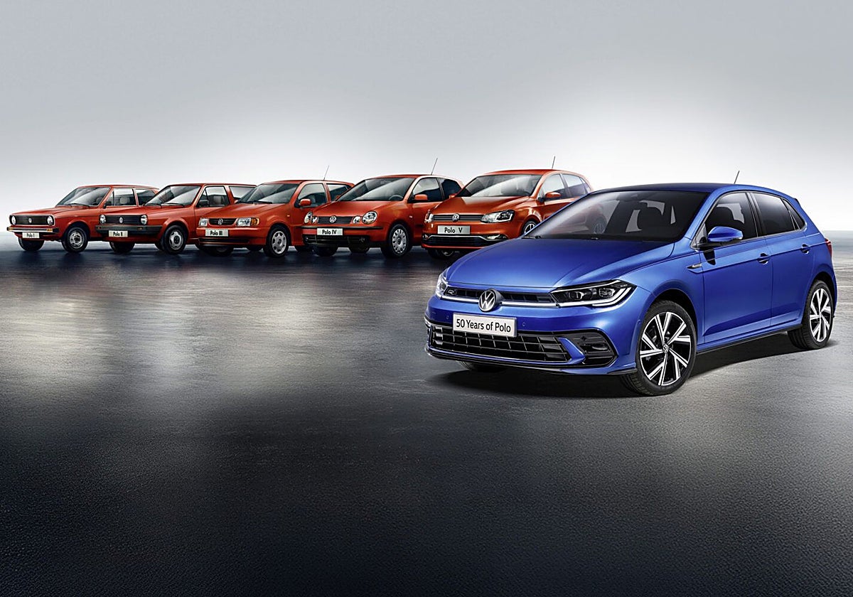 Las seis generaciones del VW Polo.