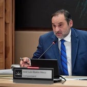 José Luis Ábalos en una comparecencia parlamentaria