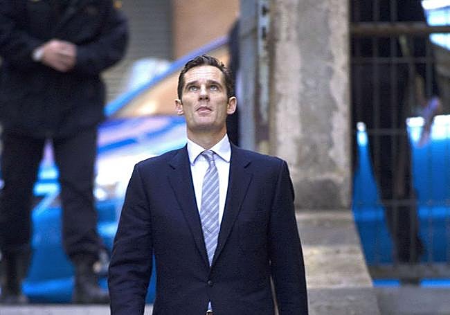 Urdangarin, en los juzgados de Palma en 2012.