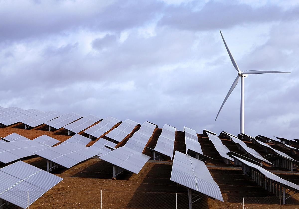 Parque eólico de Iberdrola.