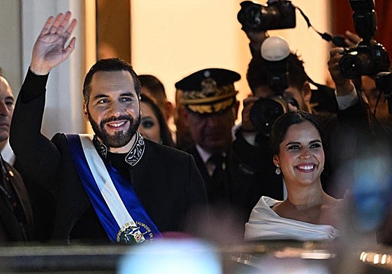 El presidente salvadoreño, Nayib Bukele, en una imagen de archivo.