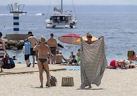 Turistas en Mallorca.