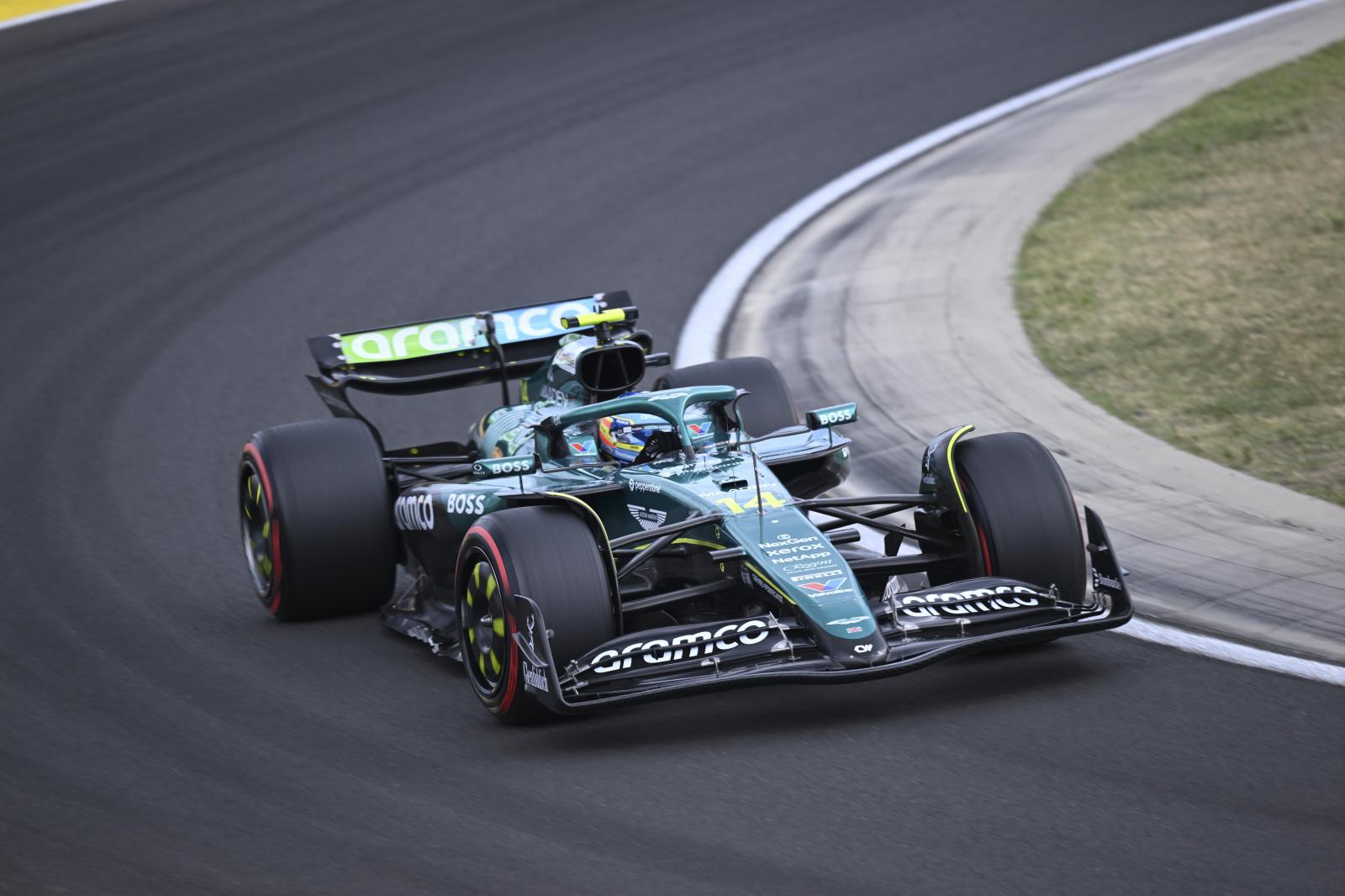 Fernando Alonso, en el GP de Hungría