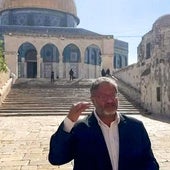 El ministro israelí Itamar Ben Gvir visitó el domingo la Explanada de las Mezquitas en Jerusalén.