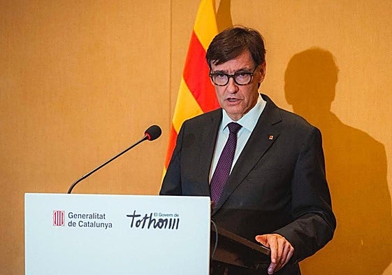 El presidente de la Generalitat catalana, Salvador Illa.