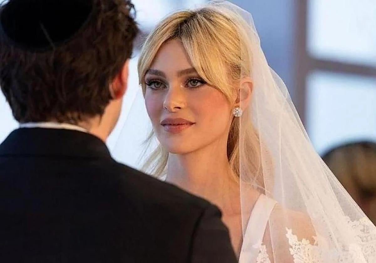 Brooklyn Beckham y Nicola Peltz, en su boda.