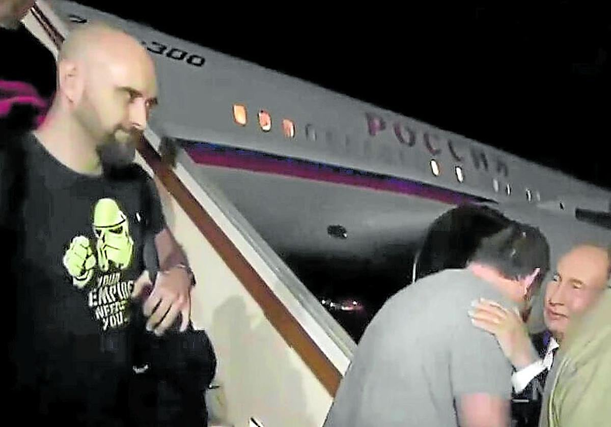 El periodista vasco Pablo González fue recibido en Moscú por el presidente ruso, Vladímir Putin.