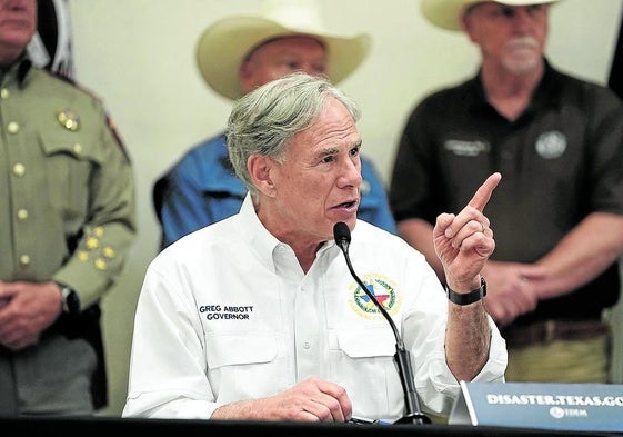 El gobernador de Texas, Greg Abbott.