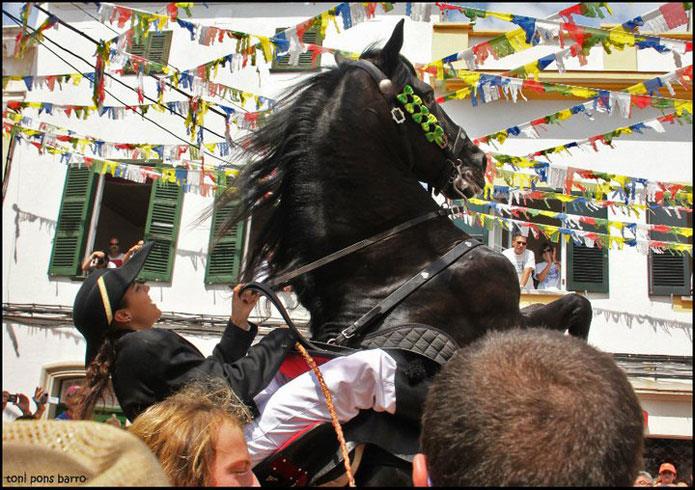 una imagen de archivo de las fiestas de Sant Cristòfol de Es Migjorn Gran de Menorca