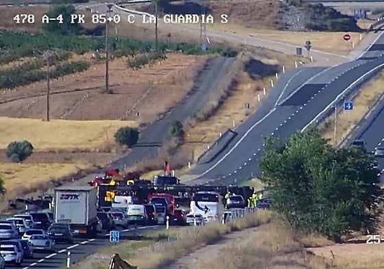 Cámara de vigilancia en carretera de la DGT