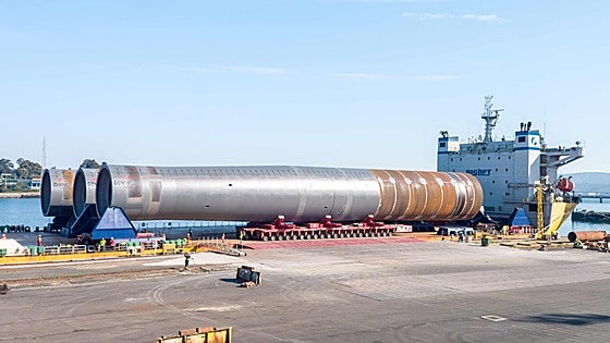 Iberdrola avanza en la construcción del parque eólico en el Báltico con una inversión millonaria en el astillero gallego Navantia