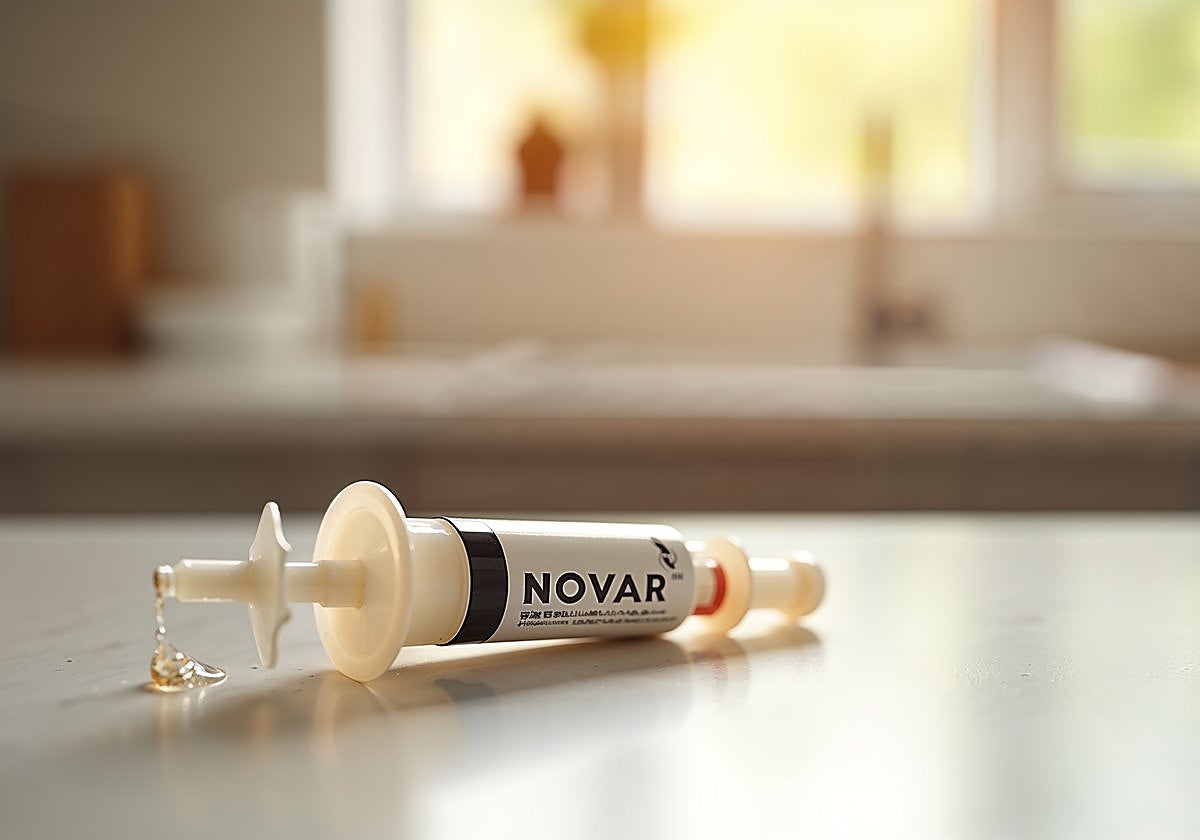 NOVAR ECOGEL Jeringuilla contra cucarachas: Control profesional y preciso para eliminar plagas en casa