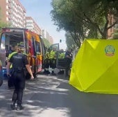 Lugar del atropello mortal.