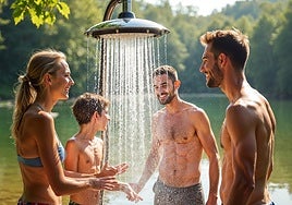 Analizamos la ducha portátil TRJZWA: perfecta para el camping o refrescarte en tu jardín