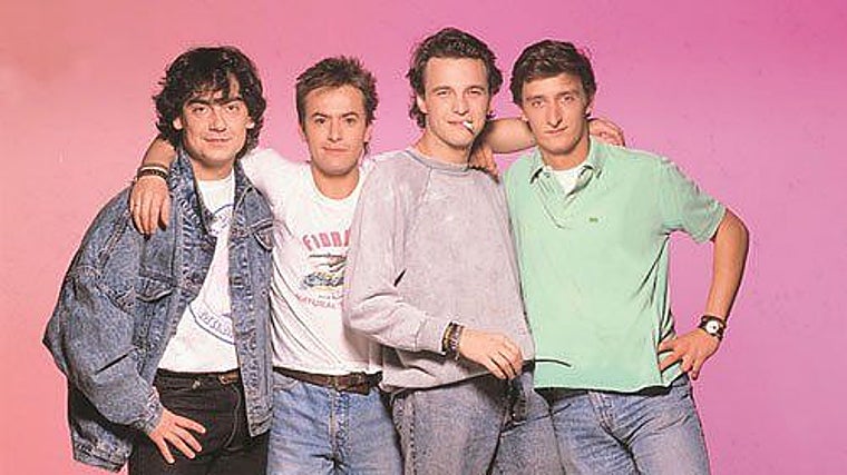 Componentes del grupo Hombres G