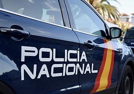 Un coche de la Policía Nacional.
