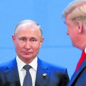 Vladímir Putin y Donald Trump, en un encuentro en 2018 durante una cumbre del G20 en Buenos Aires.