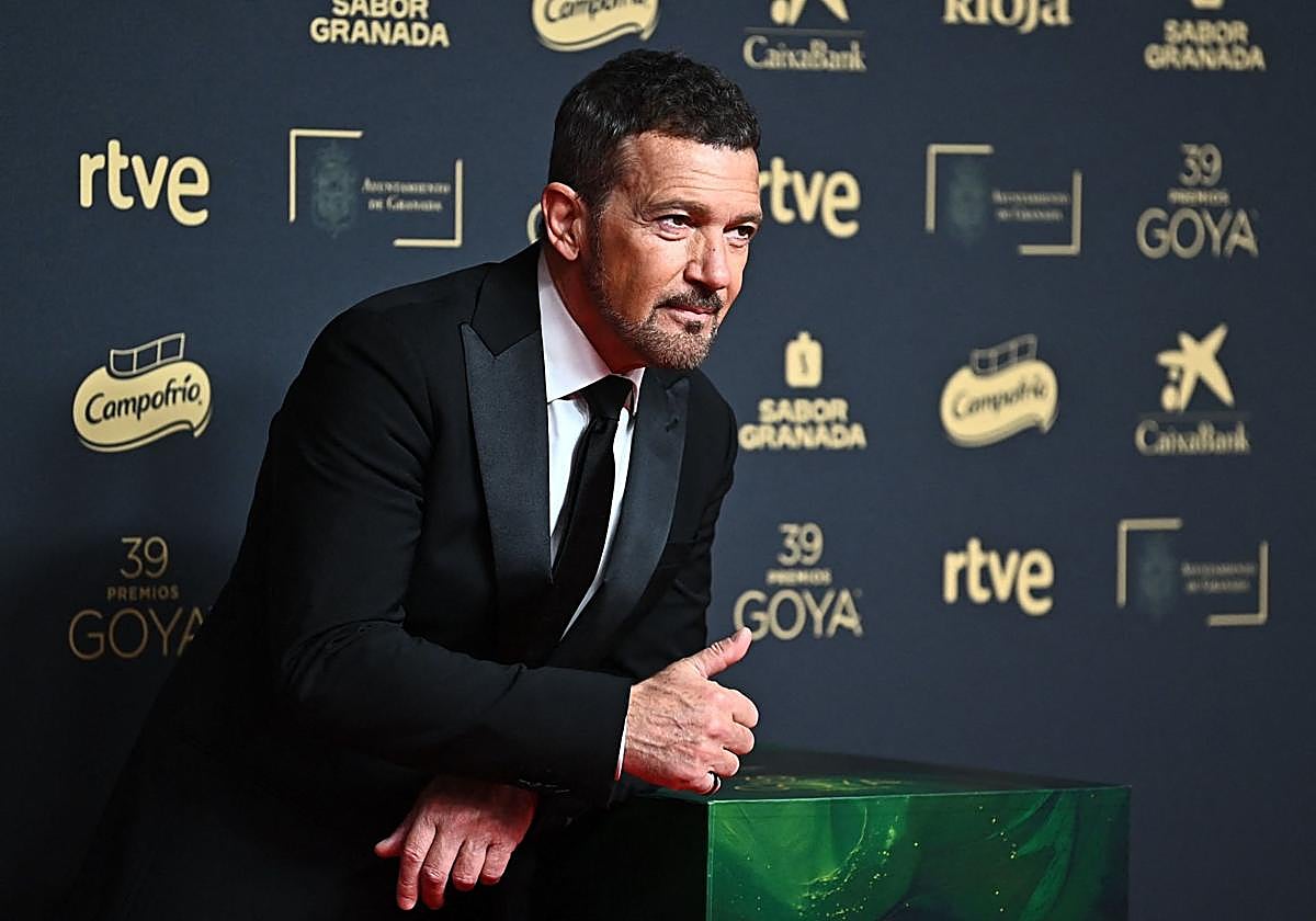 Antonio Banderas, en la pasada gala de los Goya, en Granada.