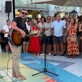 Jaume Anglada durante su concierto del pasado 1 de agosto de 2025, en Palma de Mallorca.