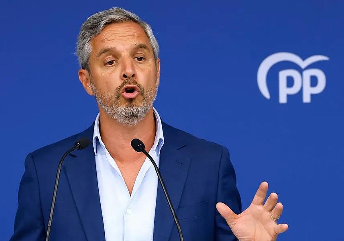 El vicesecretario de Economía del PP, Juan Bravo.