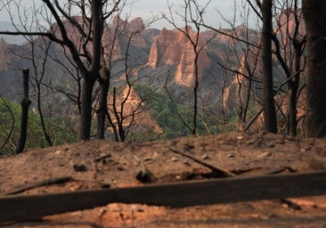 Diez de los trece fuegos de León, incluido el de Las Médulas, son obra de pirómanos