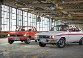 Versiones del Opel AScona de 2 y 4 puertas