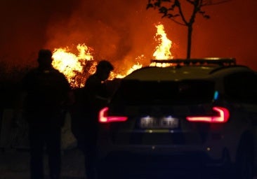 Dos heridos por el incendio declarado en Tres Cantos (Madrid)